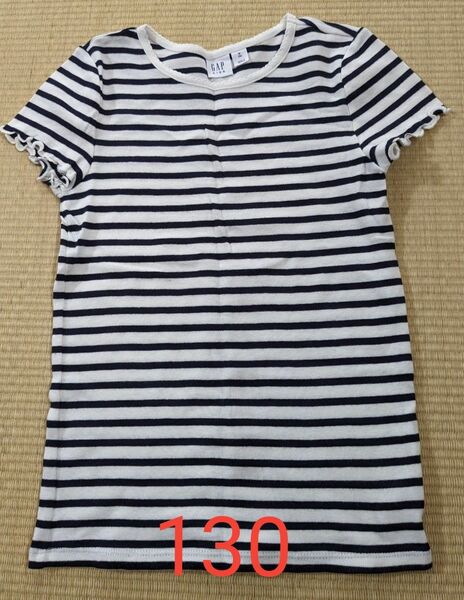 GAP キッズ半袖Tシャツ　130サイズ　ボーダー