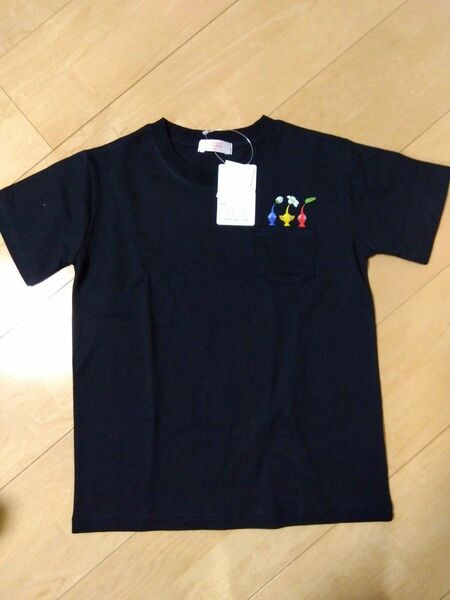 ピクミン　しまむら　Tシャツ 130cm 黒