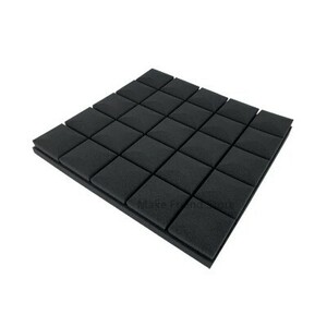 4 упаковка 50 × 50 см метров Studio звук пена звукоизоляция шум изоляция вспененный звукопоглощающий отделка panel звукоизоляция стена panel Color: black