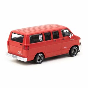 ターマックワークス 1/64 ダッジ バン レッド Tarmac Works Dodge Van Red MiJo限定 ミニカーの画像3