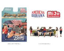 アメリカン ジオラマ 1/64 フィギア ピンナップ ガールズ 70年代 American Diorama Figure Pin-Up Girls Mijo限定_画像3