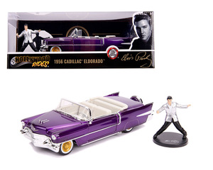 JADA TOYS 1/24 キャデラック エルドラド 1956 with エルビス プレスリー フィギア Cadillac Eldorado Elvis Presley ミニカー