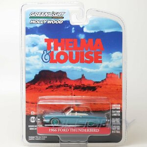 【レア！チェイス】グリーンライト 1/64 フォード サンダーバード 1966 テルマ ＆ ルイーズ GREENLIGHT THUNDERBIRD THELMA&LOUISE 44940E