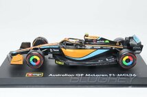 【アウトレット】ブラーゴ 1/43 マクラーレン F1 MCL36 #4 ランド・ノリス 2022 Bburago McLaren Lando Norris シグネチャーシリーズ_画像4