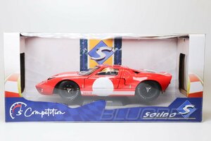 [ outlet ] Solido 1/18 Ford GT40 Mark 1 1968 red racing SOLIDO FORD GT40 MK.1 RED RACING S1803005
