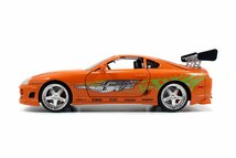 JADA TOYS 1/24 ワイルドスピード トヨタ スープラ ウィズ ブライアン・オコナー フィギア / FAST AND THE FURIOUS SUPRA 30738_画像5