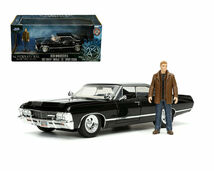 JADA TOYS 1/24 シボレー インパラ スポーツセダン 1967 + ディーン フィギア スーパーナチュラル Chevrolet Impala Supernatural_画像1