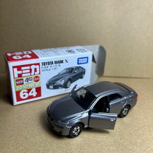 2010 新車シール トミカ No.064 トヨタ マークX