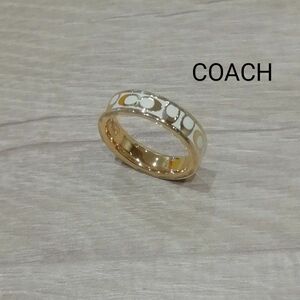 コーチ　リング　14号　ゴールド　COACH　指輪