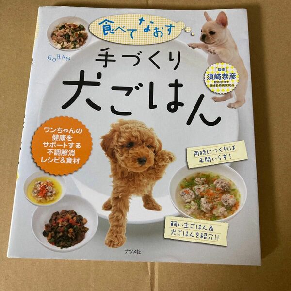 食べてなおす手づくり犬ごはん　ワンちゃんの健康をサポートする不調解消レシピ＆食材 須崎恭彦 本