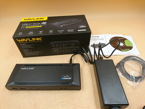 Y5-117　WAVLINK★USB-C Dual 4K Universal Docking ドッキングステーション WL-UG69PD2 REV.A1