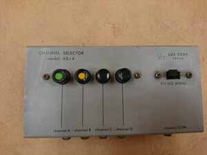 Y5-393 LUX channel selector AS-4 CHANNEL SELECTOR Lux line selector Luxman LUXMAN