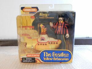  не использовался товар Beatles желтый вспомогательный морской фигурка The Beatles Yellow Submarine текущее состояние доставка 