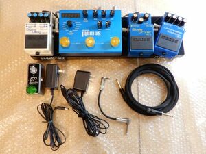 1 jpy ~ used effector + board / bag . summarize set! BOSS DD-7 / BD-2 / CS-3 / strymon MOBIUS etc. pedaltrain guitar present condition delivery 