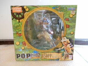 中古品 ワンピース P.O.P ウソップ Sailing Again フィギュア メガハウス ONE PIECE