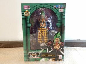 中古品 ワンピース P.O.P LIMITED EDITION バルトロメオ フィギュア Excellent Model メガハウス ONE PIECE 輸送箱あり