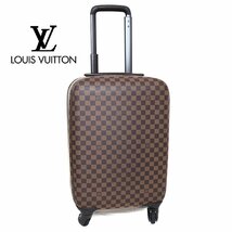 【1円/ジャンク】ルイヴィトン LOUIS VUITTON ダミエ ゼフィール55 4輪 キャリーケース N23004 32L 旅行バッグ トローリー トラベル 41786_画像1