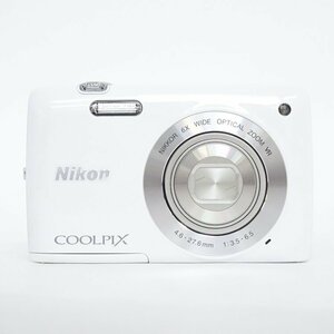 【1円】ニコン Nikon COOLPIX S4300 デジタルカメラ ホワイト タッチ液晶 カメラ デジカメ 1602万画素 動作品 初期化済み
