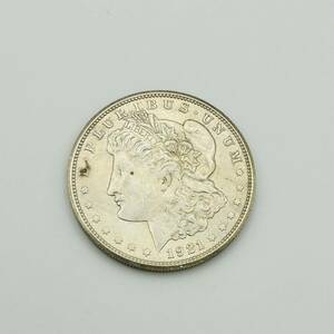 外国銭　アメリカ銀貨 モルガン 1ドル ダラー 1921年 約26.7ｇ モルガンダラー ミントマーク アンティークコイン