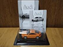 京商 1/64 アウディ ミニカーコレクション 2　Audi TT Coupe　TTクーペ　オレンジ　ブリスター未開封品_画像1