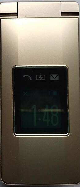 シャープ SIMフリー かんたん携帯11 A207SH [8GB] SoftBank ゴールド【使用少】