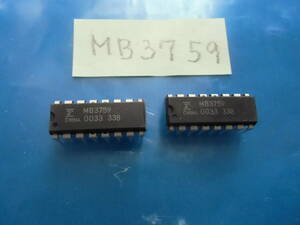  Fujitsu switching regulator MB3759B 2ko collection 500 jpy 