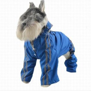  dog for raincoat jacket rainwear with a hood . reflection tape attaching outdoor small size dog medium sized dog pet accessories waterproof rainy season 6XL