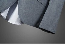 XZ-BNLNK(実寸52 XL度 )新品 新作 春夏秋 限定美品■2ボタン メンズ 紳士 ジャケット スーツ_画像8