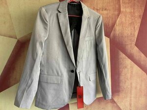 XZ-L2灰（実寸175 M度)新品 新作 春夏 完売■ 高品質 紳士 限定美品■ メンズ 紳士 ジャケット スーツ