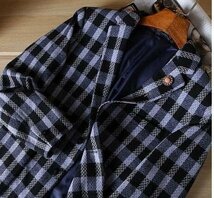 XZ-WOOL混（実寸48B M度 )新品 新作 wool 春秋冬◆ 完売■ 高品質 限定美品■ メンズ 紳士 ジャケット スーツ_画像7