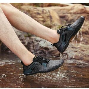  морской обувь вода суша обе для мужской aqua обувь фитнес обувь обувь легкий осушение функция бассейн . развлечение река .A04 27CM