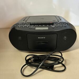 SONY CFD-S51 ソニー CDラジカセ CDラジオカセットレコーダー パーソナルオーディオシステム 簡易チェックCD/ラジオ/テープ再生OK 現状
