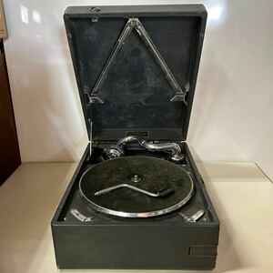 Columbia MODEL-NO. 203A Colombia Grafonola gramophone Showa Retro antique rotation OK operation not yet verification Junk 