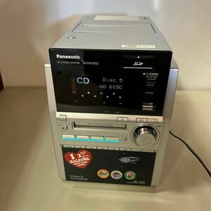 Panasonic SA-PM730SD Panasonic SD stereo system system player tape /SD/CD1/ radio reproduction verification only present condition 
