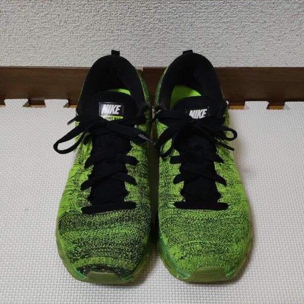 ナイキ スニーカー　NIKE FLYKNIT AIR MAX "VOLTAGE GREEN