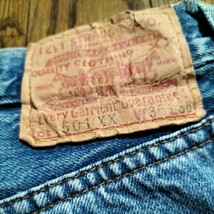 USA製 90年代 Levi's 501 ビンテージ デニム 36×36 刻印555 MADE IN USA 90s バレンシア工場 _画像4