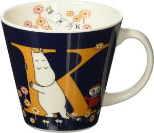 山加商店 MOOMIN ( ムーミン ) イニシャル マグカップ K 容量約340ml 電子レンジ可 ムーミン グッズ 北欧 母の