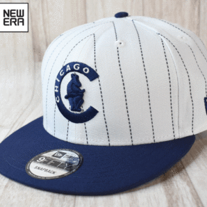 J41《未使用品》NEW ERA ニューエラ【9 FIFTY フリーサイズ】MLB COOPERSTOWN CHICAGO CUBS カブス 帽子 キャップの画像1