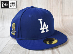 J40《未使用品》NEW ERA ニューエラ【7-5/8 - 60.6cm】MLB LA DODGERS ドジャース サイドパッチ 帽子 キャップ