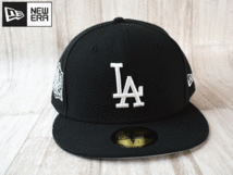 J54《未使用品》NEW ERA ニューエラ【7-3/4 - 61.5cm】MLB LA DODGERS ドジャース サイドパッチ 帽子 キャップ_画像2