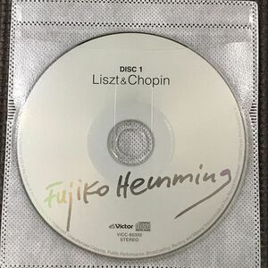 フジ子・ヘミングの奇蹟 リスト&ショパン名曲集　2枚組　フジコ・ヘミング　※CDディスクのみ