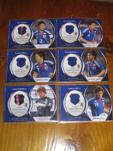 2011-12 日本代表 SE ジャージーカード 6枚セット