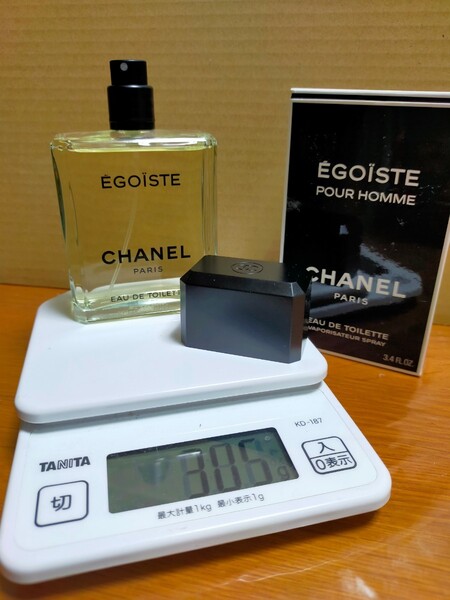 フルNEWデザボトル♪全体美 305g(^^ゞ 100mlトワレ「CHANEL EGOISTE：エゴイスト プールオム」EDT-SP（スプレー）_/_/交渉OK、匿名OK！_/_/