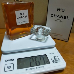 フルボトル♪ほぼ満タン 266g(^^ゞ パルファム 100ml「CHANEL No.5：ナンバー ファイブ」 EDP-SP（スプレー） _/_/ 交渉OK、匿名OK！ _/_/