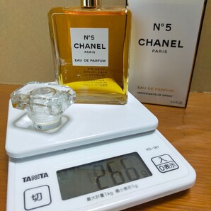 状態◎【国内流通】フルボトル 264g(^^ゞパルファム 100ml「CHANEL No.5:ナンバーファイブ」EDP-SP(スプレー) _/_/交渉OK、匿名OK!_/_/