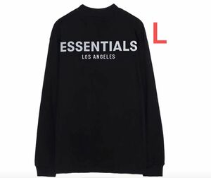 FOG ESSENTIALS エッセンシャルズ ロンT ブラック　Lサイズ