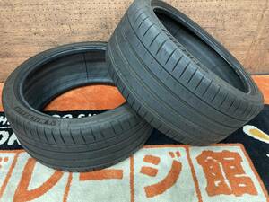 ◆1,000円スタート完全売切り!2本Set◆255/35-19 MICHELIN PILOT SPORT 4S（パイロット スポーツ 4S)255/35ZR19 96Y◆21年製造