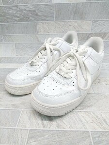 ◇ NIKE ナイキ air force1 cw2288-111 スニーカー シューズ サイズ24.5㎝ オフホワイト系 レディース P