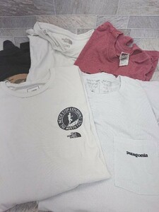 ◇ 《 THE NORTH FACE ザ ノース フェイス まとめ売り5点セット サイズL/XL混在 Tシャツ カットソー メンズ 》 P