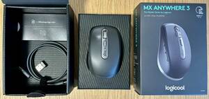 ロジクール logicool MX Anywhere 3 MX1700GR 中古品 ワイヤレス マウス 無線 Bloetooth Unifying logitech logi